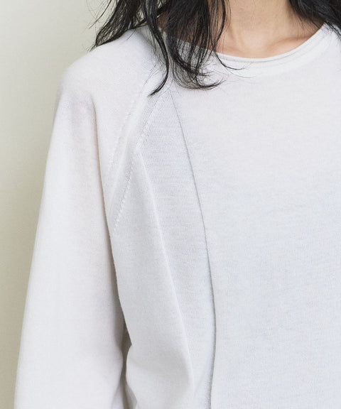 Bamboo Roll-Up Boat Neck Knit — gallery 1252