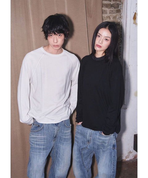Bamboo Roll-Up Boat Neck Knit — gallery 1257