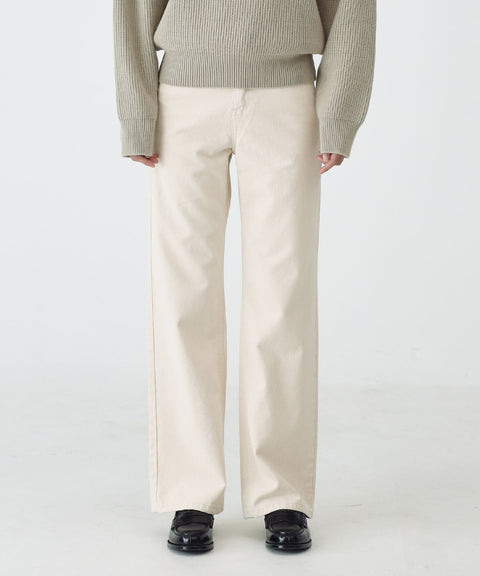 W_ESSENTIAL Straight Denim Pants