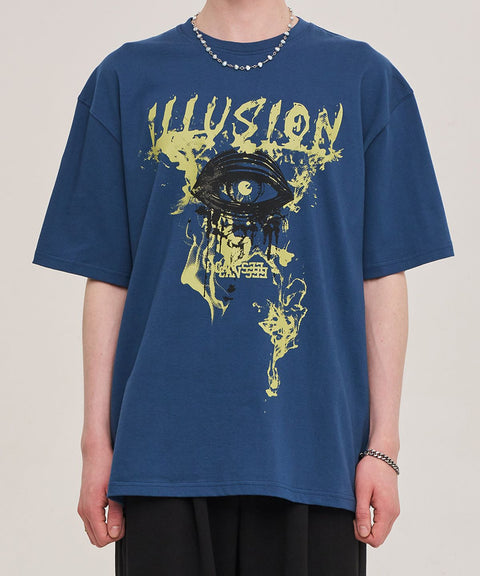 Illusion Eyes Short Sleeve T-Shirt