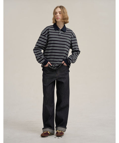 Raw Straight Denim Pants