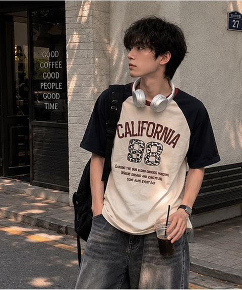 98 California Raglan Short Sleeve T-Shirt – Snap