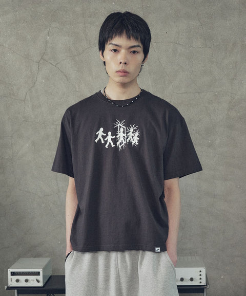 Thunderdoll Cropped Short Sleeve T-Shirt