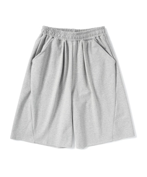 Curved Wide Bermuda Shorts
