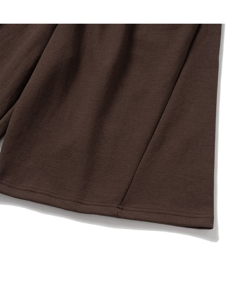 Curved Wide Bermuda Shorts