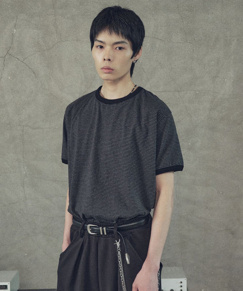 Stripe Ringer Short Sleeve T-Shirt