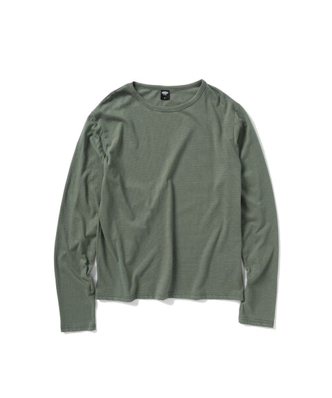 Stripe Contrast Layered Long Sleeve T-Shirt