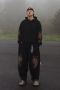 PAISLEY EMB. H-T SWEAT PANTS - Styling