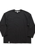 VINTAGE P. DYEING CUT-OUT BOX TEE - Black