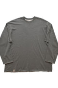 VINTAGE P. DYEING CUT-OUT BOX TEE - Khaki