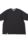 VINTAGE P. DYEING CUT-OUT BOX 1/2 TEE - Black