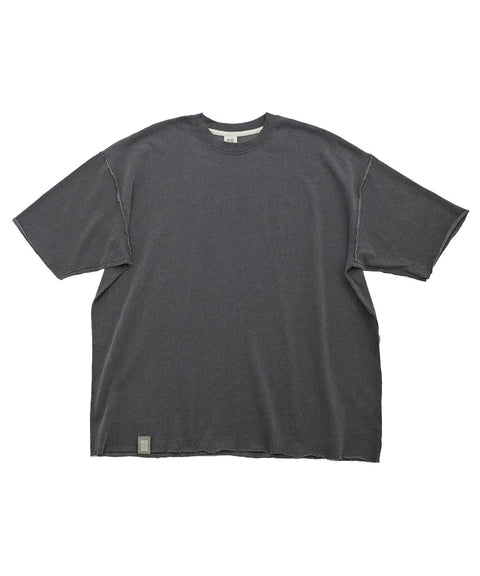 VINTAGE P. DYEING CUT-OUT BOX 1/2 TEE - Charcoal