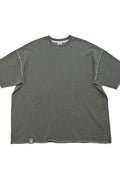 VINTAGE P. DYEING CUT-OUT BOX 1/2 TEE - Khaki