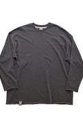 VINTAGE P. DYEING CUT-OUT BOX TEE - Charcoal