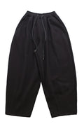 A NOTHING Heavy-Terry Balloon Sweat Pants — Black front