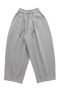 A NOTHING Heavy-Terry Balloon Sweat Pants — Gray front