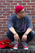 PAISLEY PRT. CUT-OUT 1/2 TEE - Styling