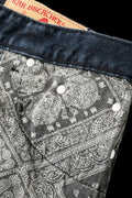 Wavy Wide Baggy Denim