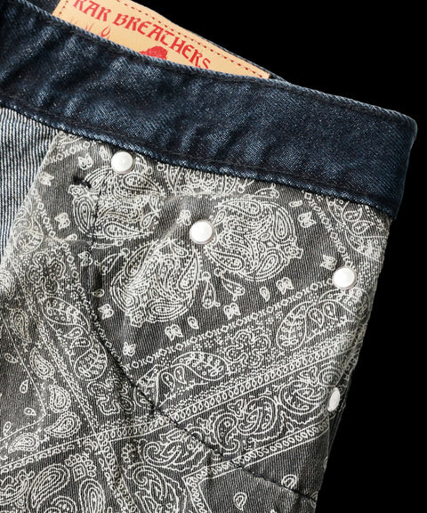 Wavy Wide Baggy Denim