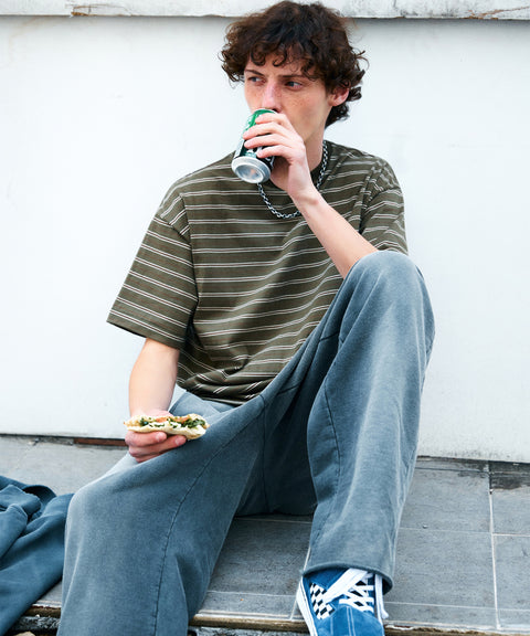 Vintage Stripe Border T-Shirt