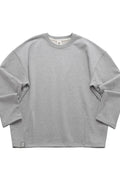 HEAVY-TERRY BALLOON SWEAT BOX TEE - Gray