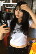 Sporty Contrast Piping T-Shirt