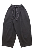 A NOTHING Heavy-Terry Balloon Sweat Pants — Charcoal front