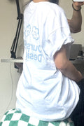 Flower Symbol Logo Oversized T-Shirt