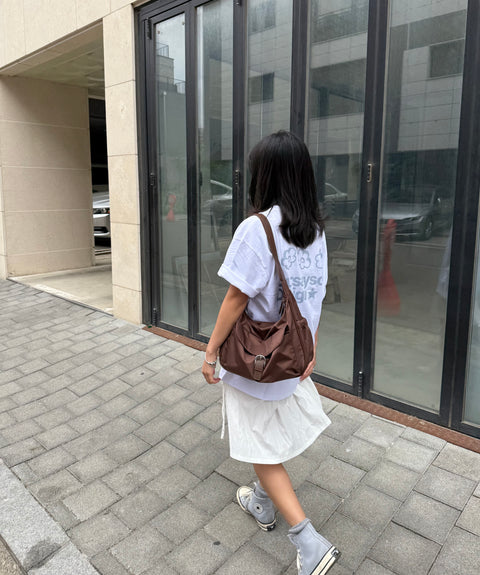 Flower Symbol Logo Oversized T-Shirt