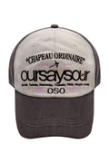 Lettering Logo Baseball Cap