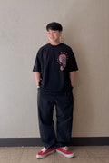 PAISLEY PRT. CUT-OUT 1/2 TEE - Styling