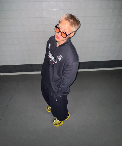 PIN-KNIT BALLOON PANTS - Styling