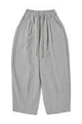 PIN-KNIT BALLOON PANTS - Gray