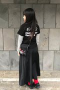 Flower Symbol Logo Cropped T-Shirt