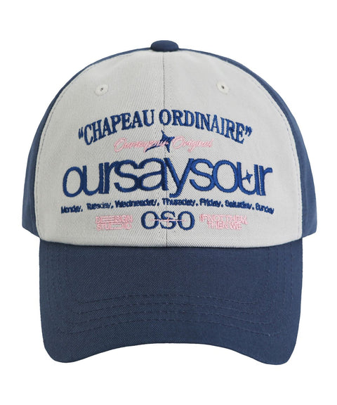Lettering Logo Baseball Cap