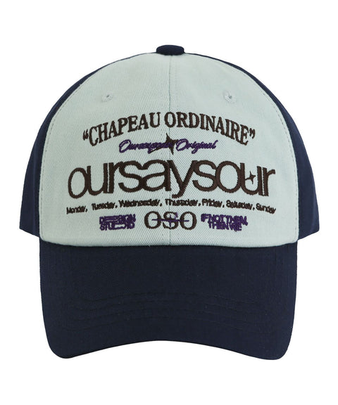 Lettering Logo Baseball Cap