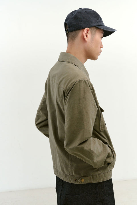 CHOWOO Vintage Washed Downfall Cap - Black