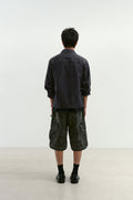 CHOWOO Camo Field Cargo Shorts - Gray