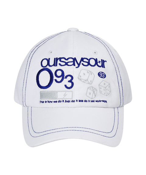 Dice 93 Stitch Logo Baseball Cap