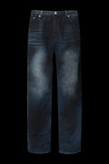 Wavy Wide Baggy Denim
