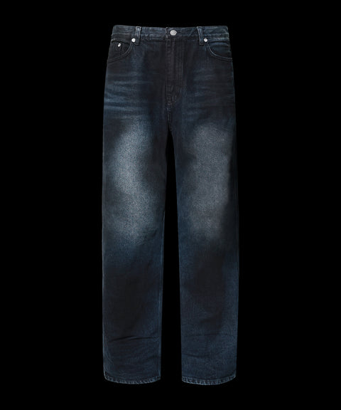 Wavy Wide Baggy Denim
