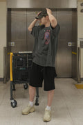 PAISLEY PRT. CUT-OUT 1/2 TEE - Styling