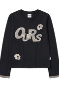 OURS Camo Applique Long Sleeve T-Shirt