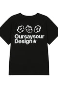 Flower Symbol Logo Cropped T-Shirt