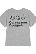 Flower Symbol Logo Cropped T-Shirt