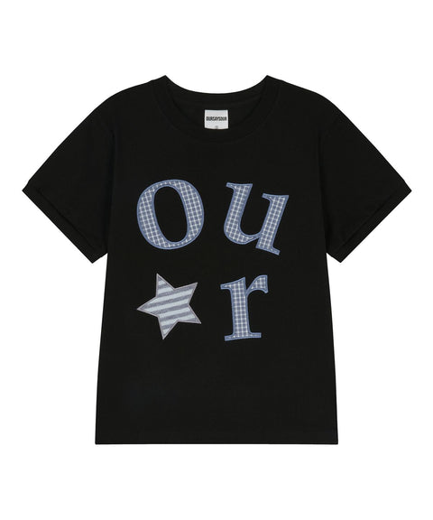 OUR Logo Applique Ringer T-Shirt