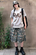Camo Piping Bermuda Shorts
