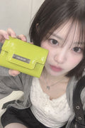 Square Flower Card Wallet