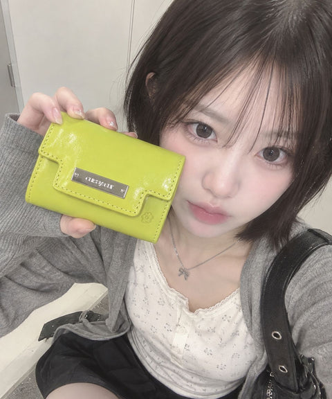 Square Flower Card Wallet