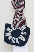 Lettering Logo Shoulder Bag